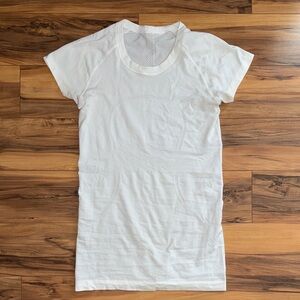 Lululemon White Short Sleeve